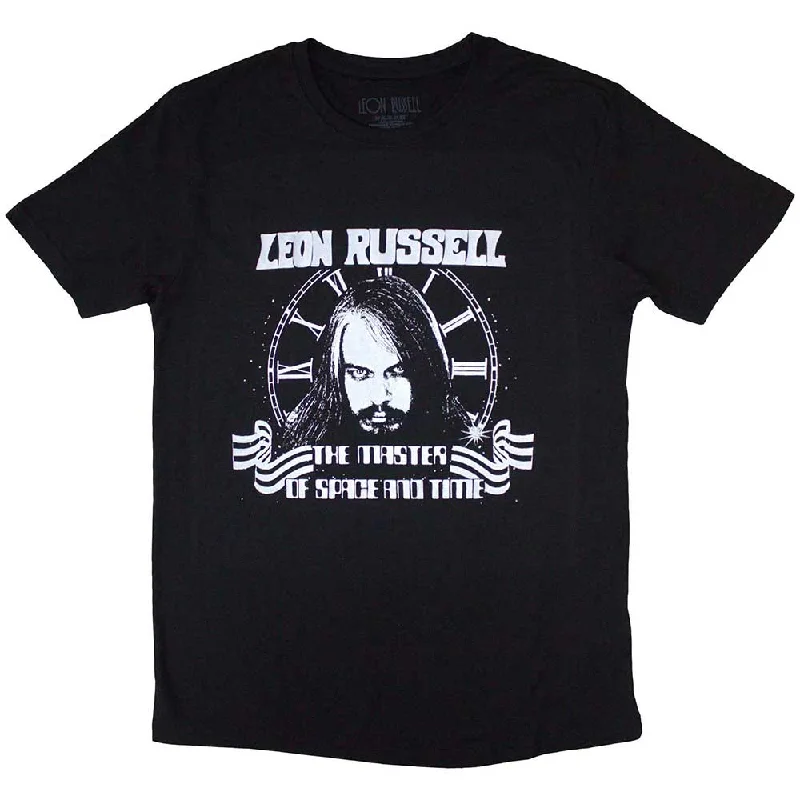 Leon Russel | Official Band T-Shirt | Space & Time Zippered Front Buttoned Front Snap Front Leon Russel | Official Band T-Shirt | Space & Time Zippered Front Buttoned Front Snap Front