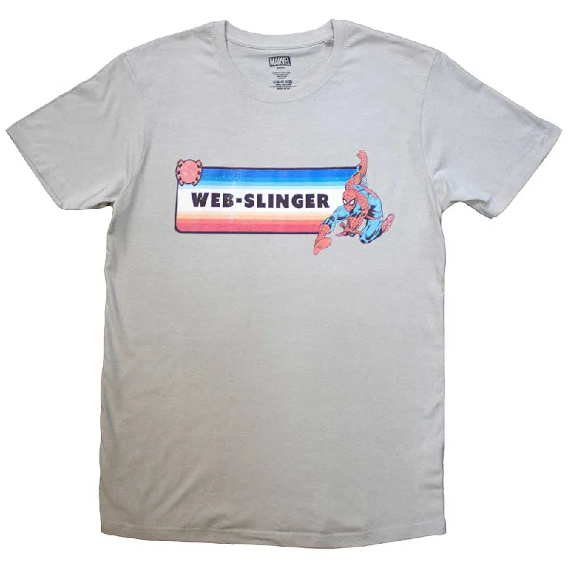 Marvel Comics | Official Movie T-Shirt | Spider-Man Web-Slinger Fashionable Trendy Casual