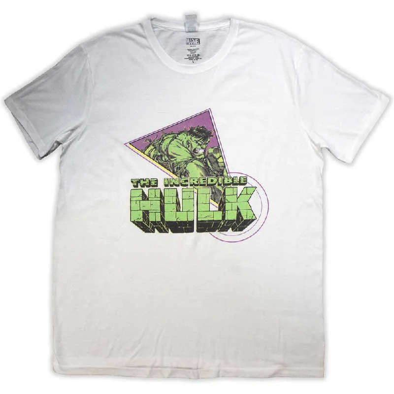 Marvel Comics | Official Movie T-Shirt | Hulk Triangle Houndstooth Herringbone Solid Marvel Comics | Official Movie T-Shirt | Hulk Triangle Houndstooth Herringbone Solid