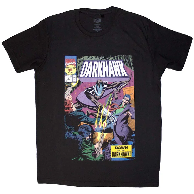 Marvel Comics | Official Movie T-Shirt | Darkhawk Comic Cover Cozy Warm Stylish