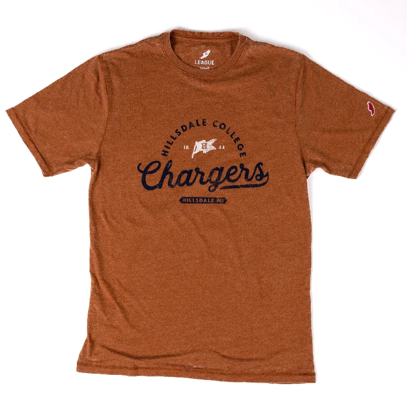 Burnout Crewneck T-Shirt Collared T-Shirt Boat Neck A-Line