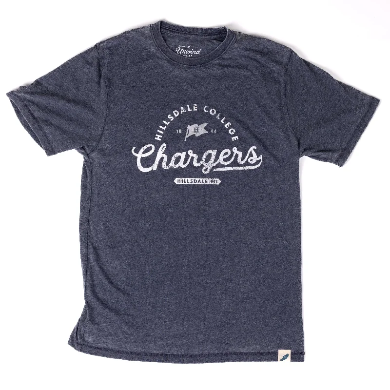 Burnout Crewneck T-Shirt Hooded Caped Shawl Collar