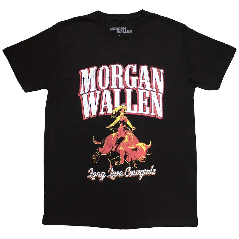 Morgan Wallen | Official Band T-Shirt | Long Live Cowgirls Front Pockets Side Pockets Patch Pockets Morgan Wallen | Official Band T-Shirt | Long Live Cowgirls Front Pockets Side Pockets Patch Pockets