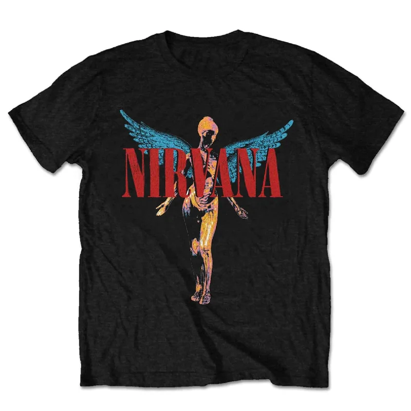 SALE | Nirvana | Official Band T-shirt | Angelic Sequined Glittery Shiny