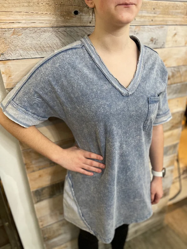 Short T-Shirt Tunic Dress Fleece Fabric Down Fabric Feather Fabric