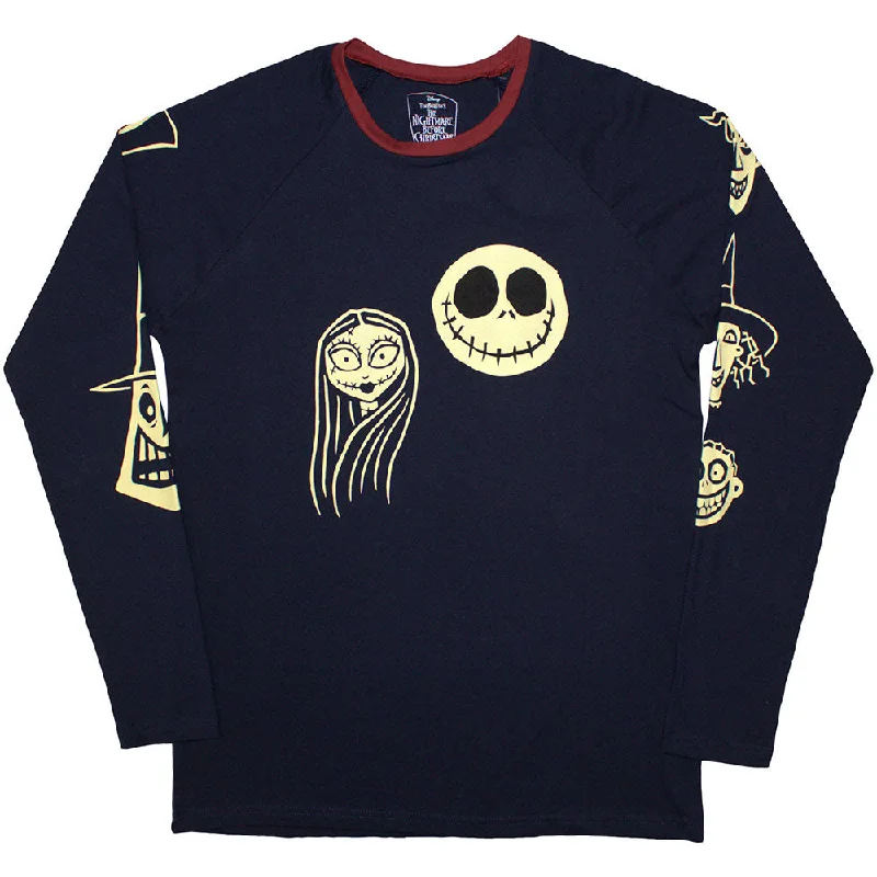 The Nightmare Before Christmas | Official Movie Long Sleeve T-Shirt | Faces AOP (Embellished) Lace Blend Ribbed Blend Corduroy Blend The Nightmare Before Christmas | Official Movie Long Sleeve T-Shirt | Faces AOP (Embellished) Lace Blend Ribbed Blend Corduroy Blend