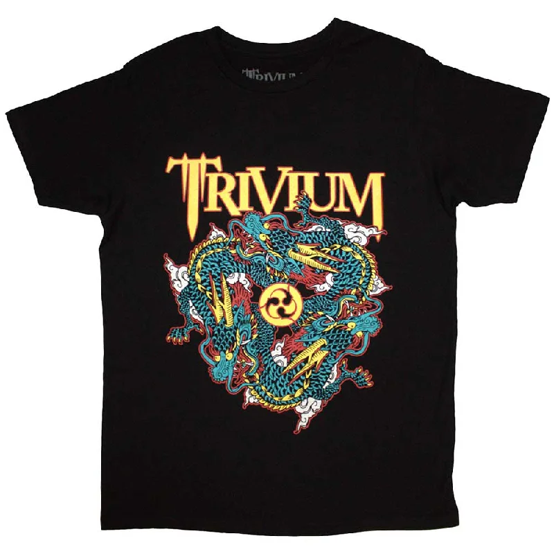 Trivium | Official Band T-Shirt | Dragon Circle Pit Modern Contemporary Chic