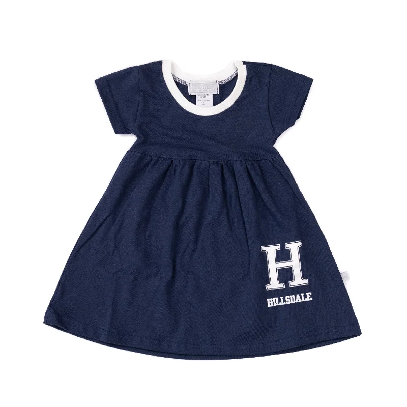 Girls T-shirt Dress Hooded Caped Shawl Collar