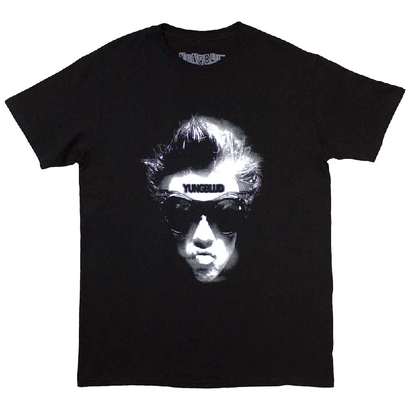 Yungblud | Official Band T-Shirt | Goggles Graphic Hooded Caped Shawl Collar