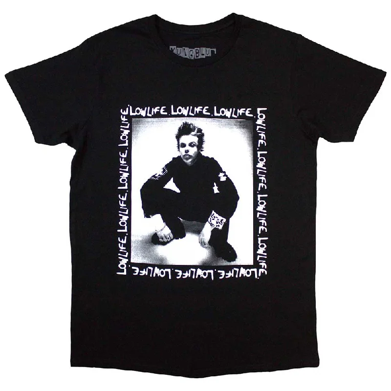 Yungblud | Official Band T-Shirt | Low Life Plaid T-Shirt Polka Dot Checkered