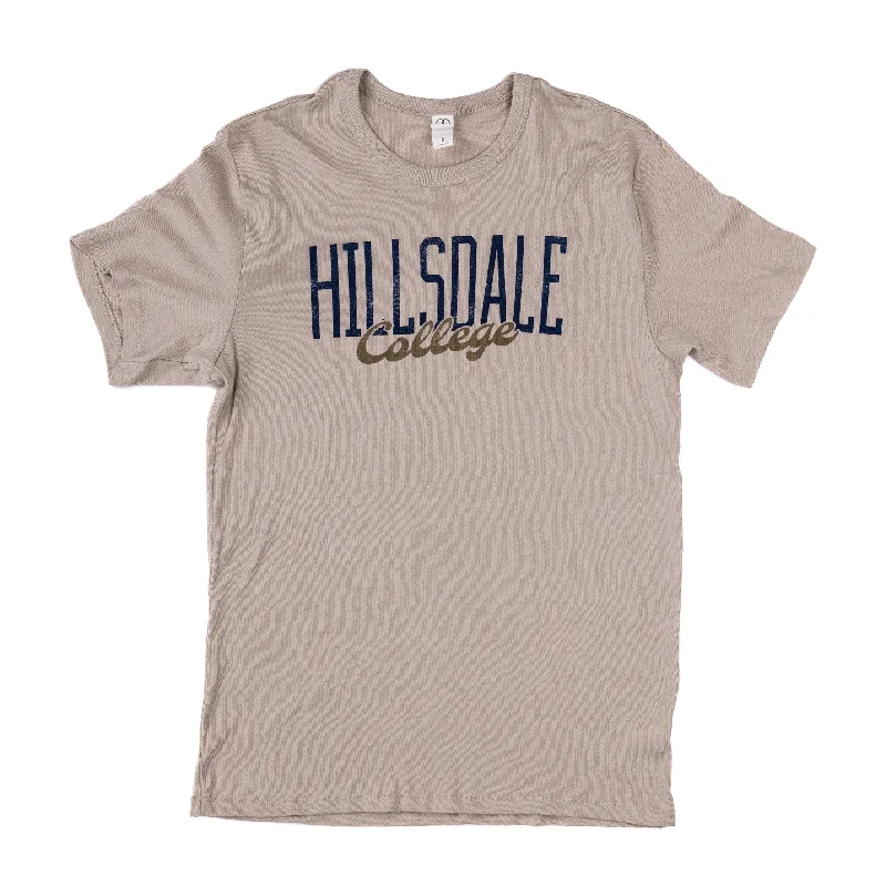 Hillsdale College Keeper Tee Notch Collar Peter Pan Collar Cowl Neck