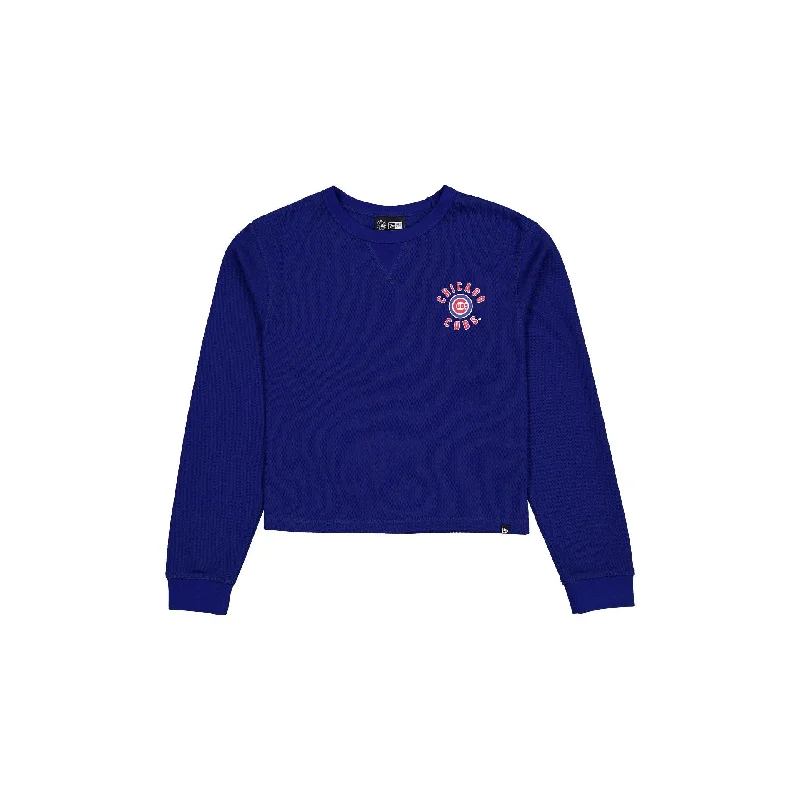 Chicago Cubs Sport Night T-Shirt Women's Long Sleeve Spandex Blend Rayon Blend Denim Blend Chicago Cubs Sport Night T-Shirt Women's Long Sleeve Spandex Blend Rayon Blend Denim Blend