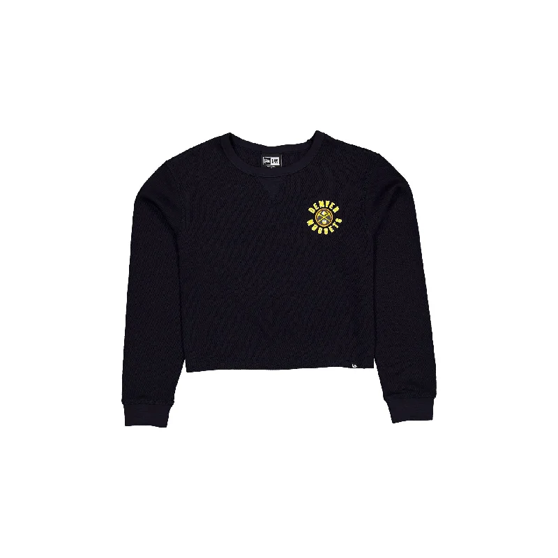 Denver Nuggets Sport Night T-Shirt Women's Long Sleeve Fashionable Trendy Casual