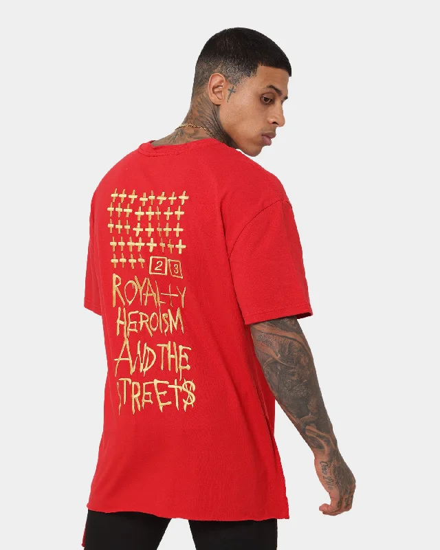 Ksubi 23 Biggie T-Shirt Red Elegant Classic Vintage