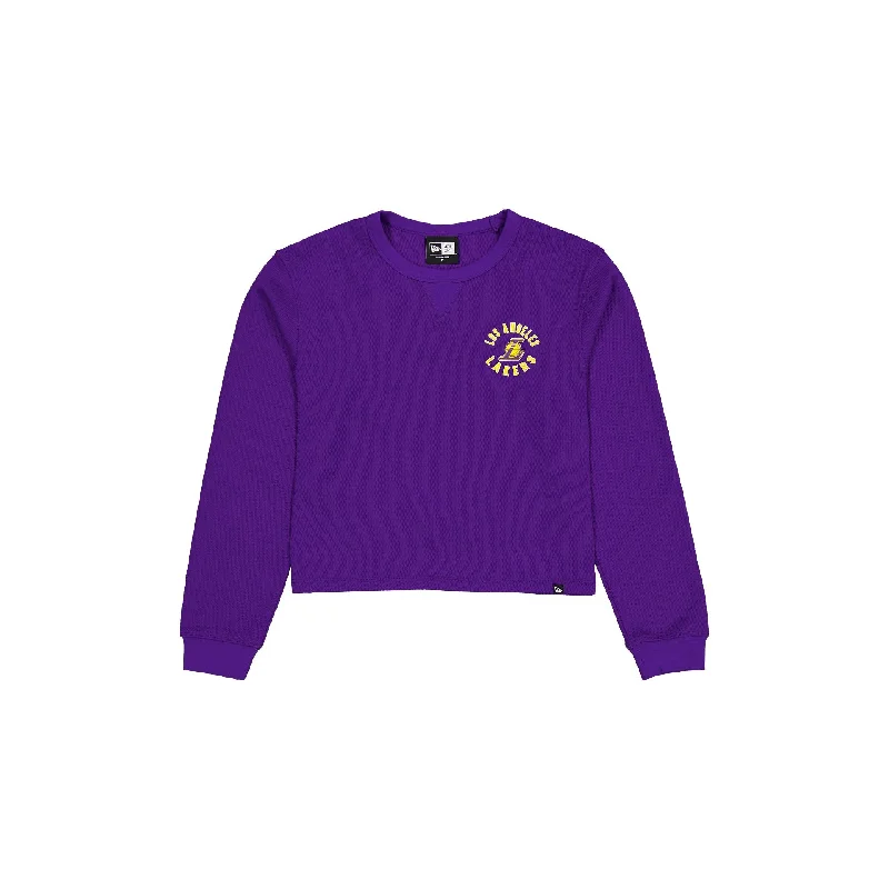 Los Angeles Lakers Sport Night T-Shirt Women's Long Sleeve Terry Blend Velvet Blend Canvas Blend Los Angeles Lakers Sport Night T-Shirt Women's Long Sleeve Terry Blend Velvet Blend Canvas Blend