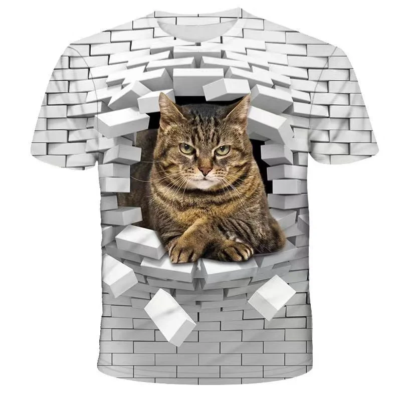 Men's 3D Stereoscopic Printing T-Shirt - Fashionable, Loose-Fit, and Comfortable Streetwear Hip Hop Summer Trend with 3D t shirt Houndstooth Herringbone Solid Men's 3D Stereoscopic Printing T-Shirt - Fashionable, Loose-Fit, and Comfortable Streetwear Hip Hop Summer Trend with 3D t shirt Houndstooth Herringbone Solid