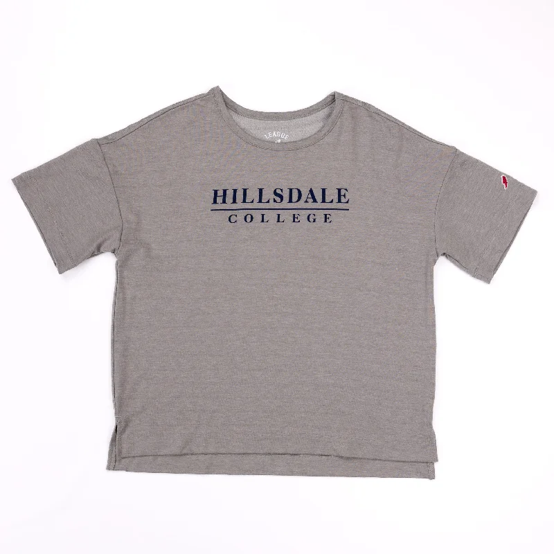 All Day Boxy T-Shirt Collared T-Shirt Boat Neck A-Line