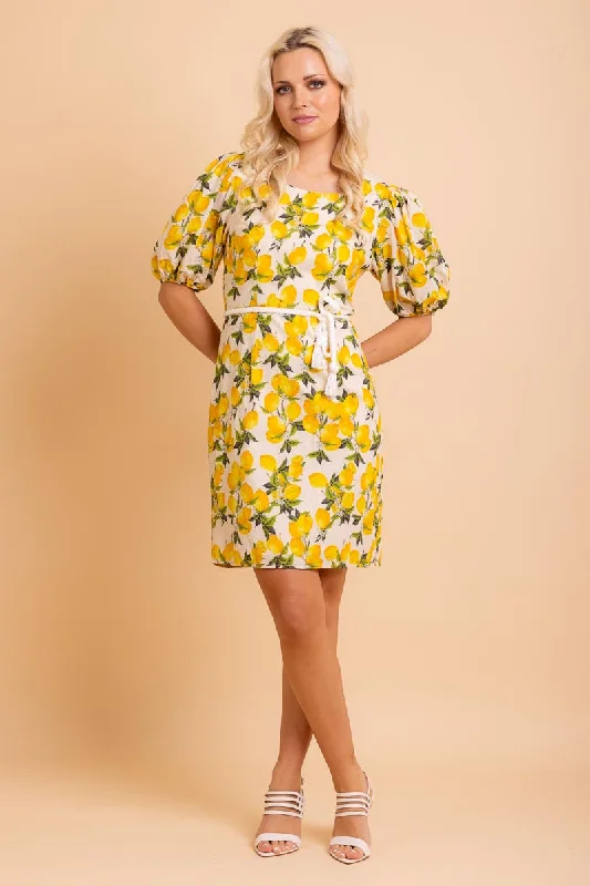 Amelie Mini Dress Lemon