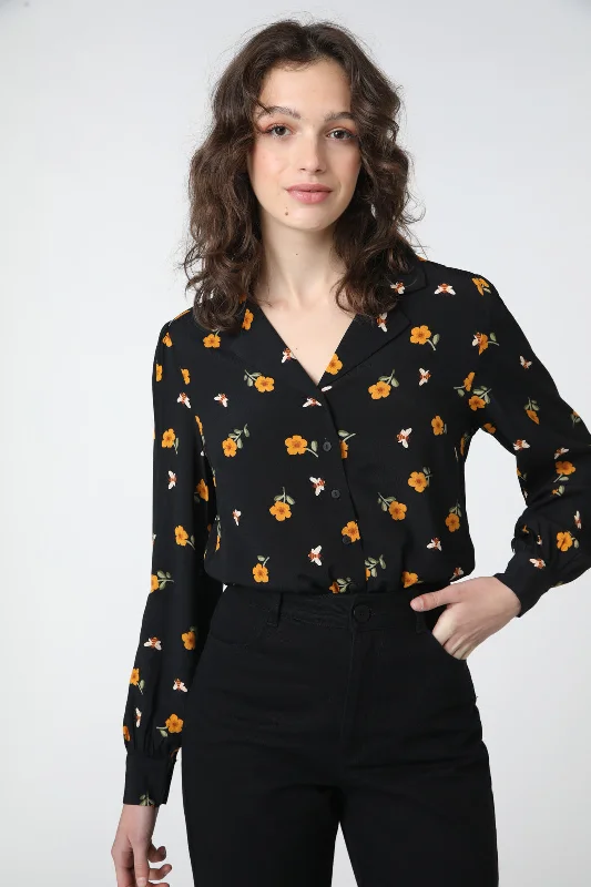 Bees & Blooms Blouse Vintage Lace Blouse