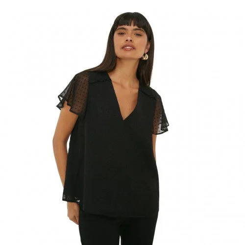 Dorothy Perkins Womens/Ladies Dobby Chiffon Angel Sleeve Blouse Business Casual Blouse