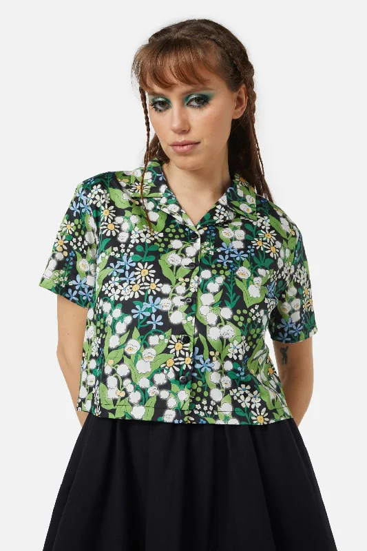Lily Of The Valley Blouse Subtle Shimmer Blouse