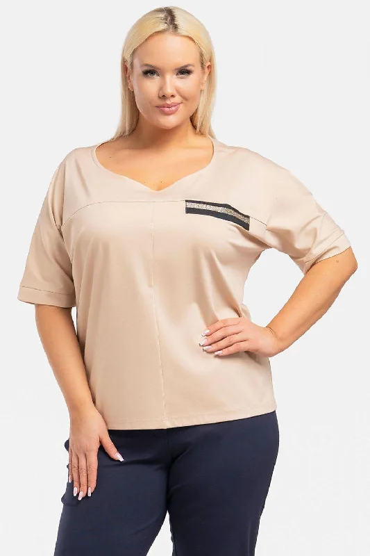 Plus size blouse model 193911 Karko Boho Chic Blouse