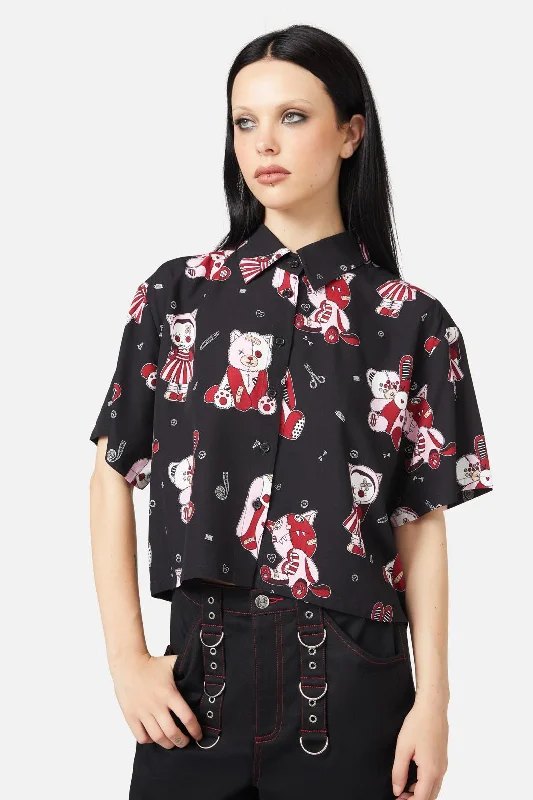 Sew Much Fun Blouse Feminine Tie Blouse
