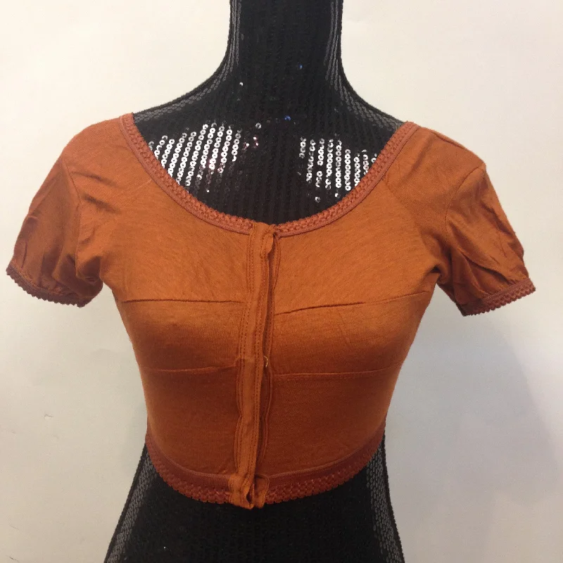Readymade Stretchable Blouse Sheer Sleeve Blouse