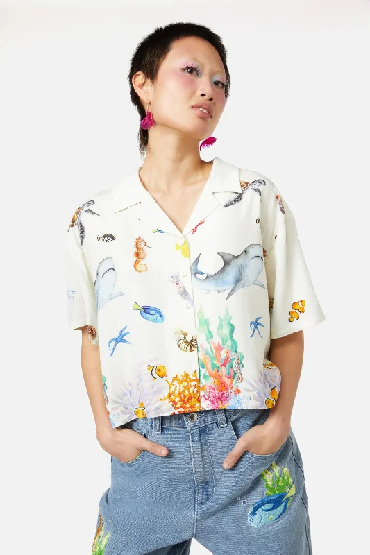 Under The Sea Blouse Business Casual Blouse