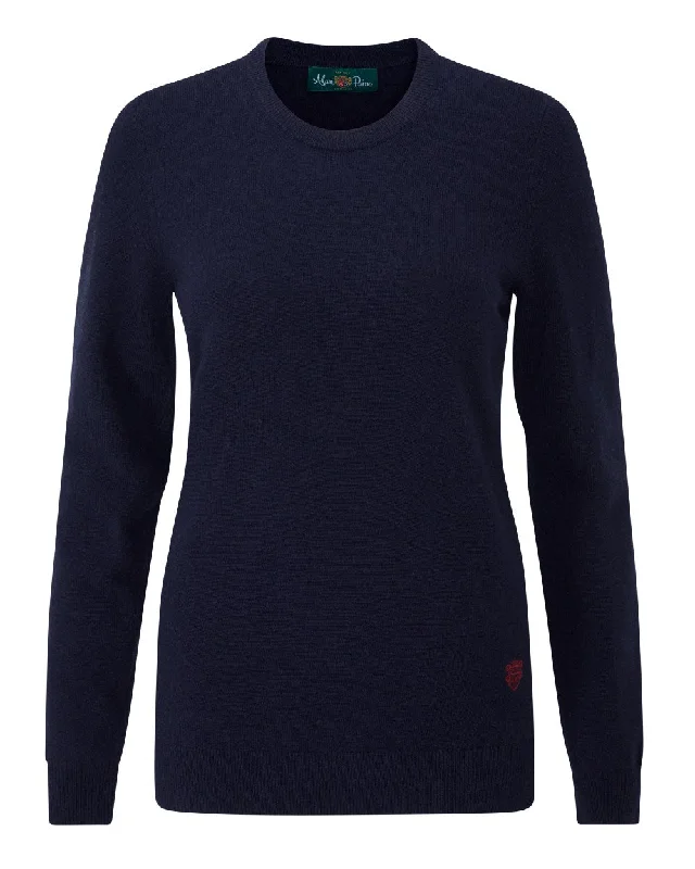 Alan Paine Ladies Emma Elevated Crew Neck Jumper