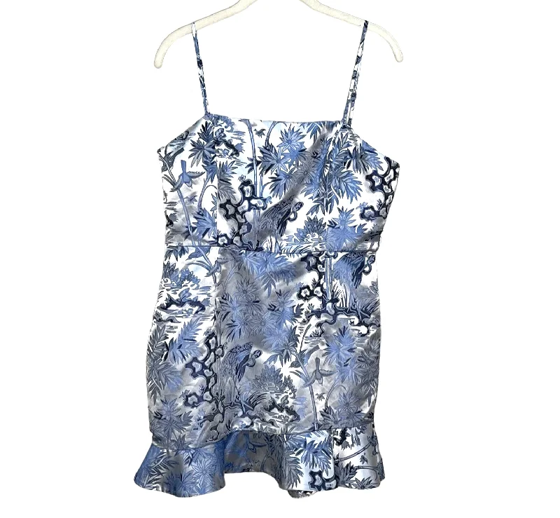 Alice McCall Bonita Ink Blue Mini Dress Size 8 $390 Classic Casual Mini Dress