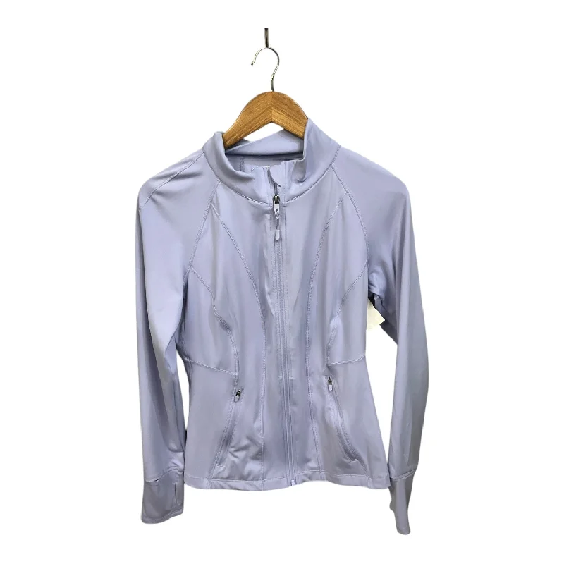 Athletic Jacket By Avia In Purple, Size: L Notch Collar Jacket Peter Pan Collar Jacket Cowl Neck Jacket Athletic Jacket By Avia In Purple, Size: L Notch Collar Jacket Peter Pan Collar Jacket Cowl Neck Jacket