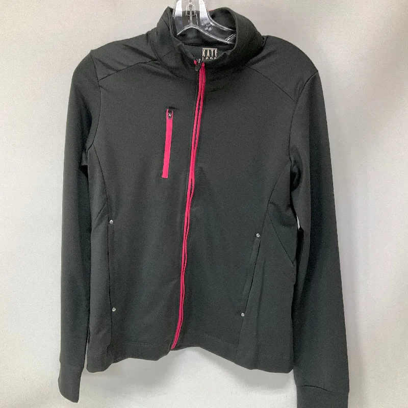 Athletic Jacket By Cmc In Grey, Size: M Trench Coat Raincoat Waterproof Jacket