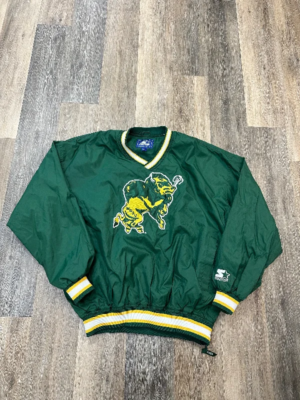 Athletic Jacket By Starter In Green, Size: Xxl Satin Jacket Silk Jacket Chiffon Jacket Athletic Jacket By Starter In Green, Size: Xxl Satin Jacket Silk Jacket Chiffon Jacket