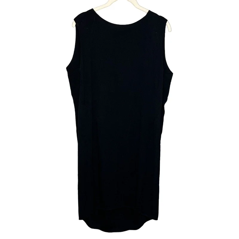 Brochu Walker Black Sleeveless Hi Low Mini Dress Size Small Fashionable Boho-Chic Mini Dress