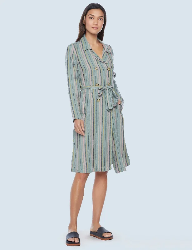 Chambray Trench Jacket Appliqued Jacket Beaded Jacket Sequined Jacket