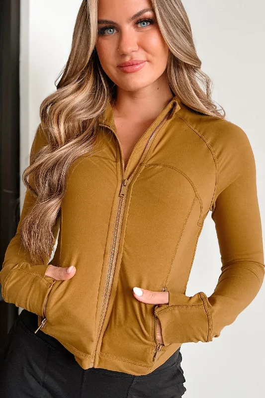 Catch My Breath Zip-Up Crop Jacket (Gold Spice) Rayon Jacket Velvet Jacket Corduroy Jacket Catch My Breath Zip-Up Crop Jacket (Gold Spice) Rayon Jacket Velvet Jacket Corduroy Jacket