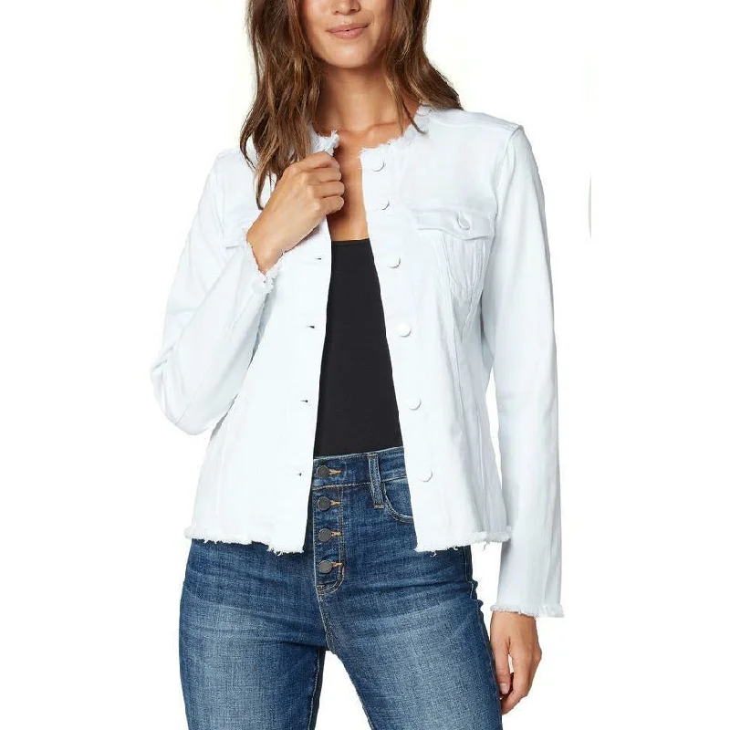 Classic Jean Jacket Snapped Jacket Toggled Jacket Drawstring Jacket
