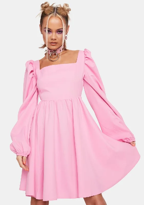 Dancing In The Wind Mini Dress Stylish Short-Sleeve Mini Dress