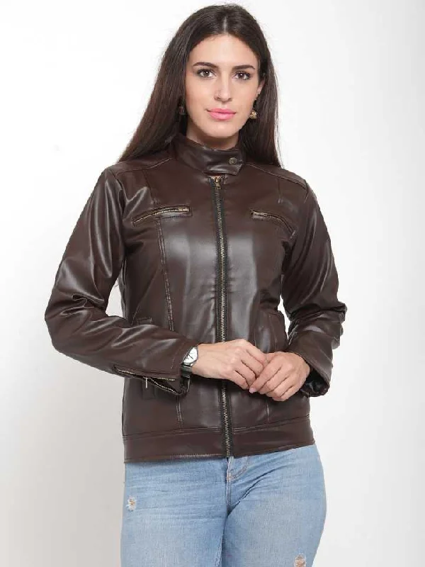 TANDUL Full Sleeve Solid Women Riding Jacket Hooded Jacket Caped Jacket Shawl Collar Jacket TANDUL Full Sleeve Solid Women Riding Jacket Hooded Jacket Caped Jacket Shawl Collar Jacket