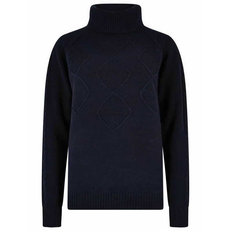 Dubarry Belleek Ladies Roll Neck Jumper - Navy