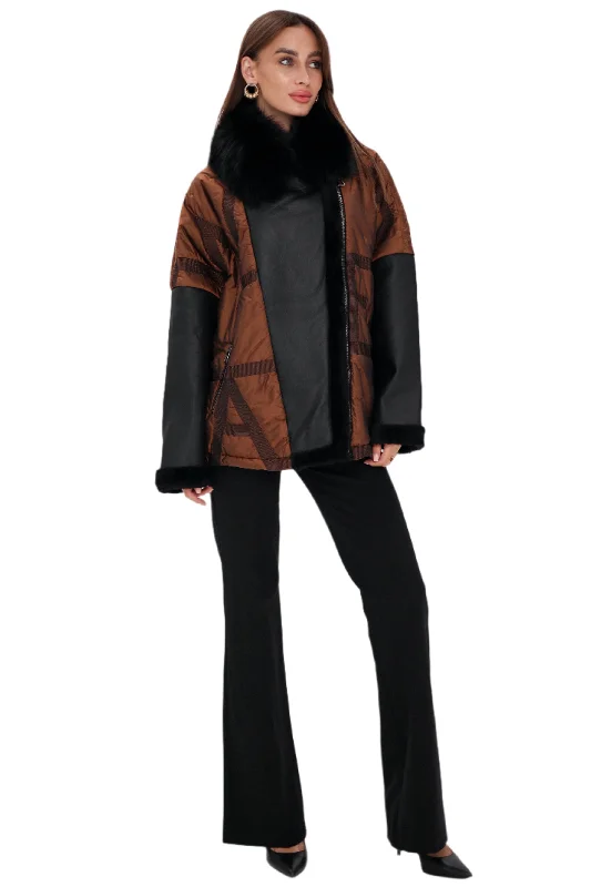 Sienna Genuine Lamb Leather Polar Fox Fur Trim Jacket Chenille Jacket Brocade Jacket Lace Jacket Sienna Genuine Lamb Leather Polar Fox Fur Trim Jacket Chenille Jacket Brocade Jacket Lace Jacket