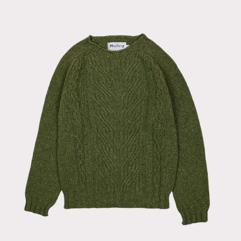 Harley Of Scotland Wool Nep Twist Jumper Raasay