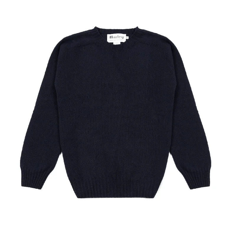 Harley Women's Lambswool Jumper in Nero Navy