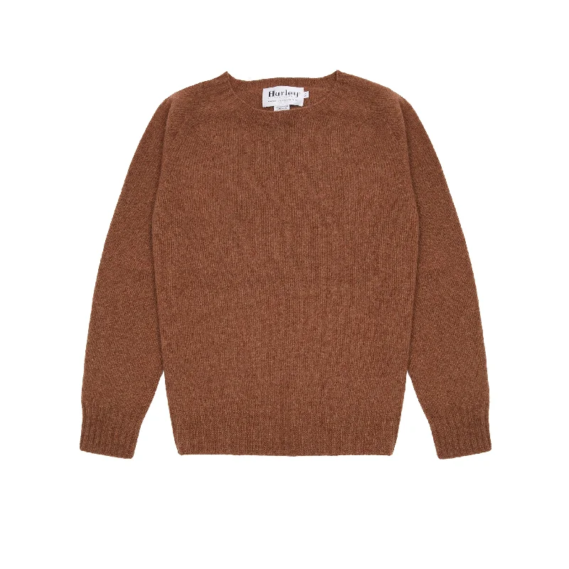 Harley Women's Crew Neck Jumper in Hazelnut