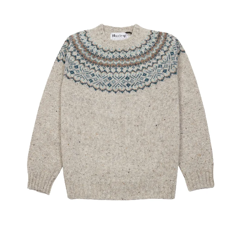 Harley Women's Fair Isle Yoke Jumper in Mull