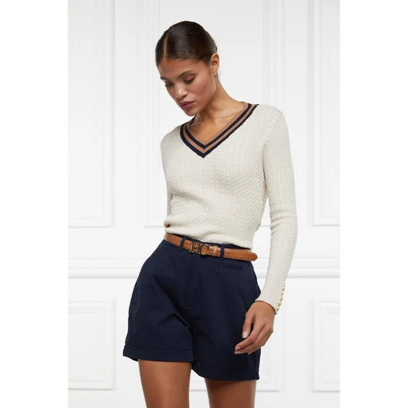 Holland Cooper Zoe Ladies Knit Jumper - Almond