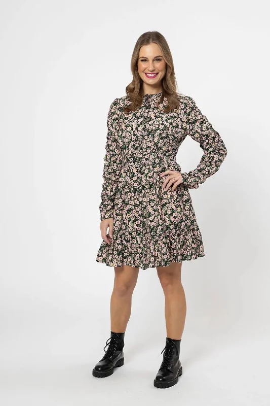 Impact Mini Dress Pink Pop Cozy Sweater Mini Dress