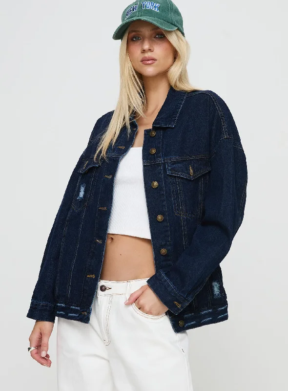 In The World Jacket Blue Denim Lace Jacket Ribbed Jacket Sequined Jacket