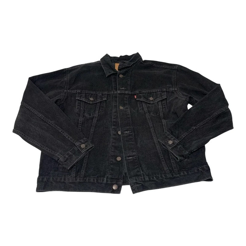 Jacket Denim By Levis In Black Denim, Size: Xl Plaid Jacket Tartan Jacket Houndstooth Jacket Jacket Denim By Levis In Black Denim, Size: Xl Plaid Jacket Tartan Jacket Houndstooth Jacket